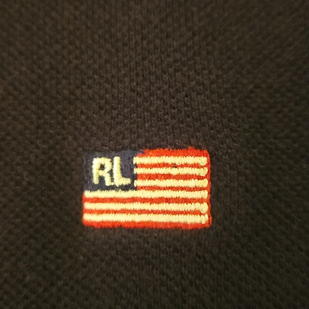 Vintage Ralph Lauren Black Polo Shirt – Men’s XL